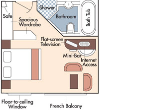 Amacello Suite floor plan